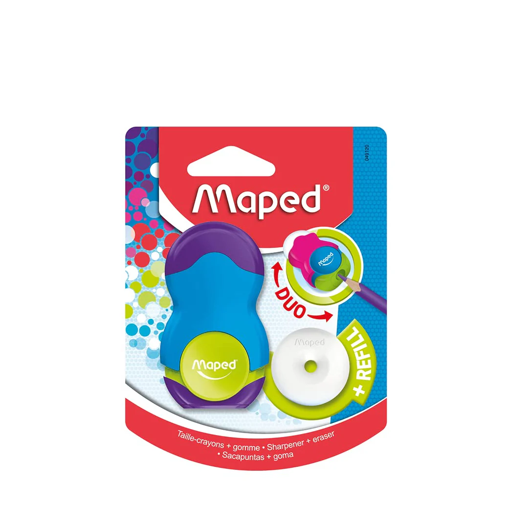 Maped Loopy Translucent Duo Eraser and Sharpener - Image 30