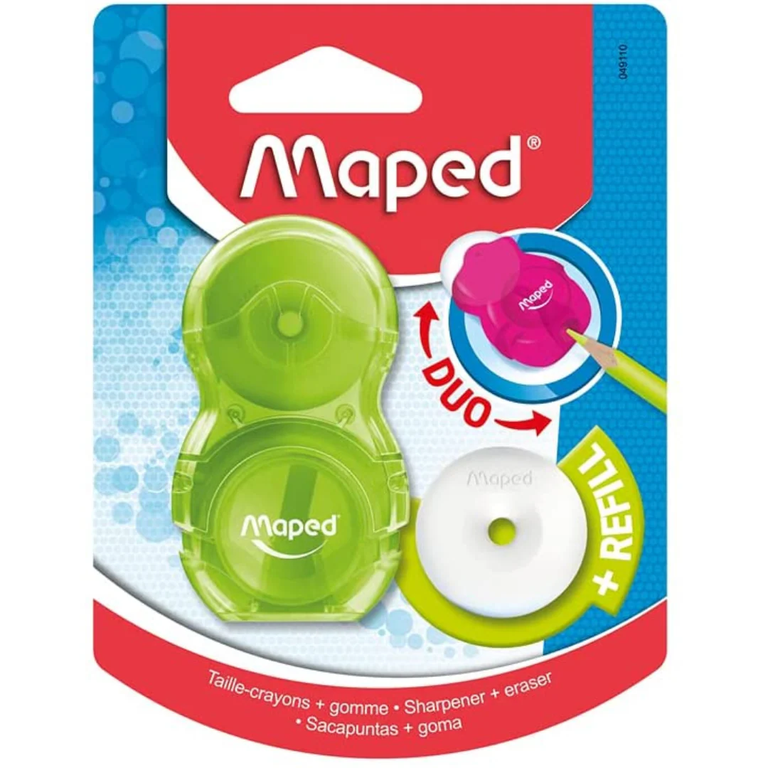 Maped Loopy Translucent Duo Eraser and Sharpener - Image 5