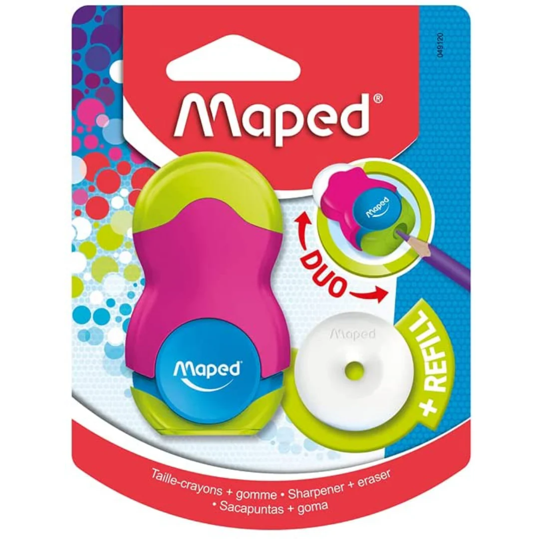 Maped Loopy Translucent Duo Eraser and Sharpener - Image 8
