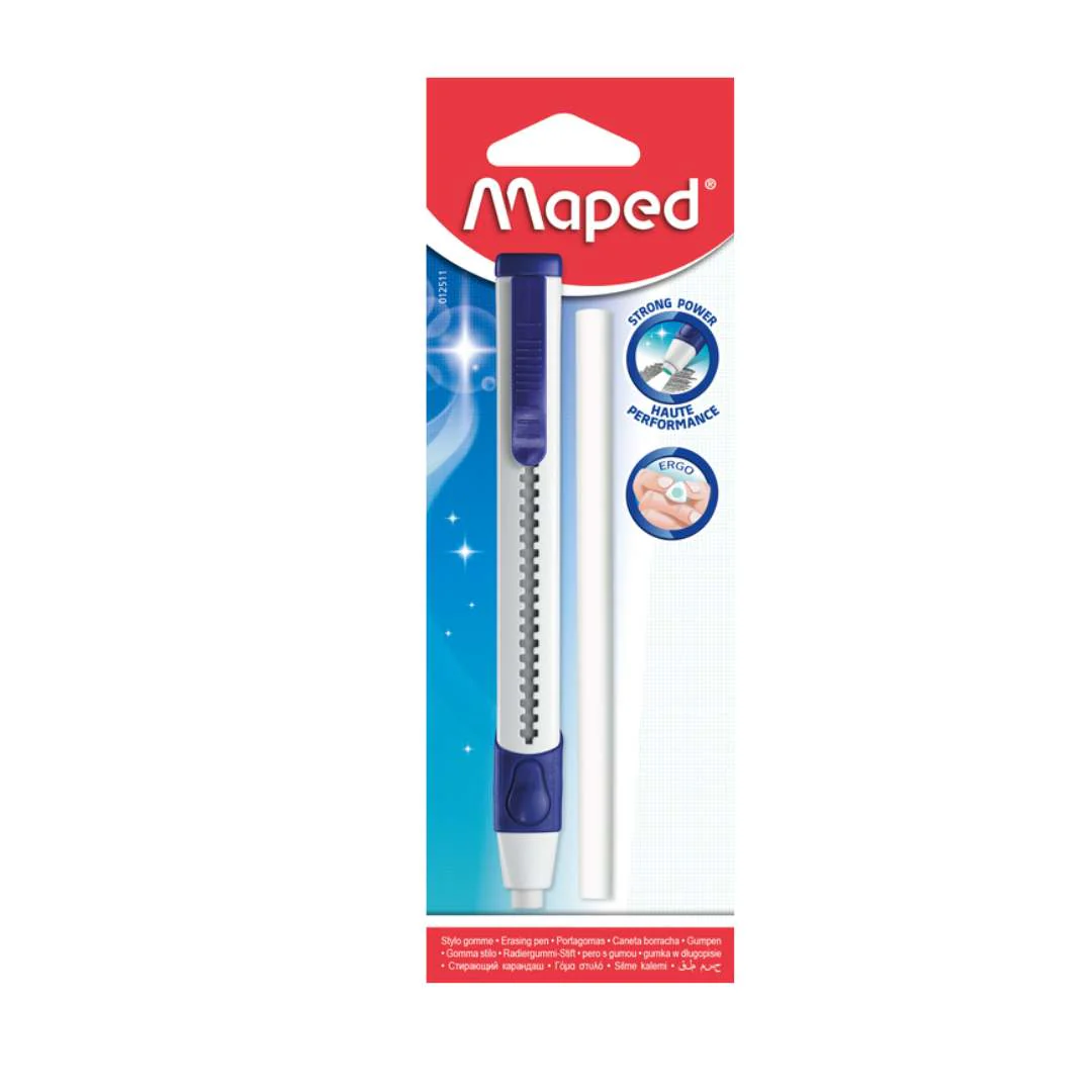 Maped Triangular Gom Eraser Pen - Image 3
