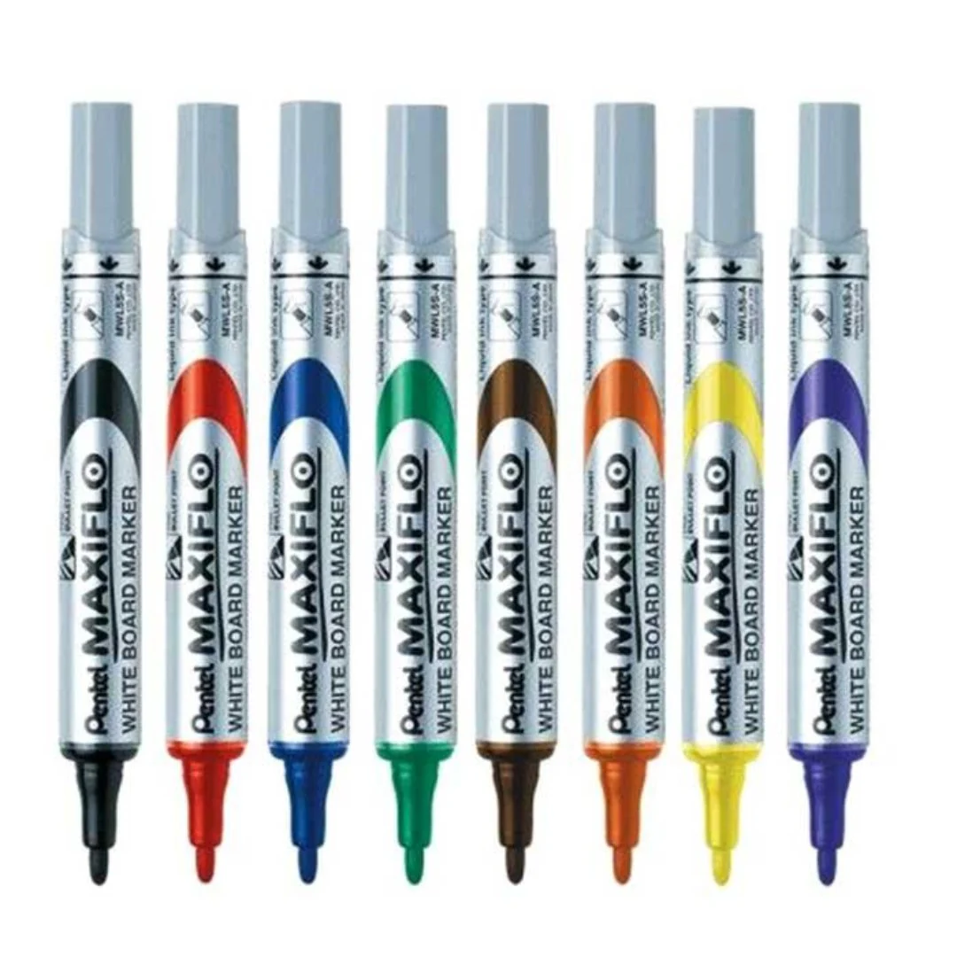 Pentel Maxiflow Whiteboard Marker Bullet Fine - Image 3