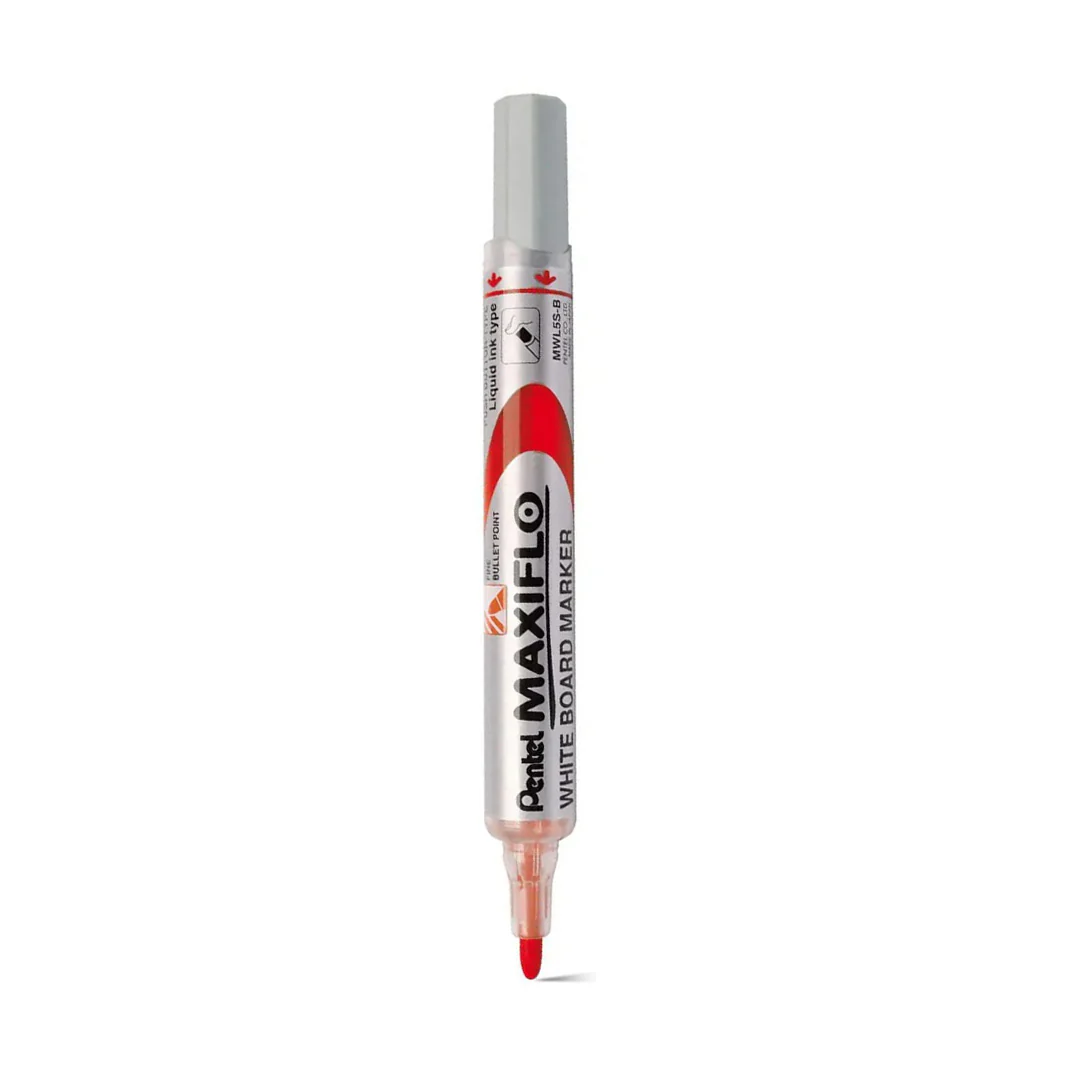 Pentel Maxiflow Whiteboard Marker Bullet Fine - Image 8