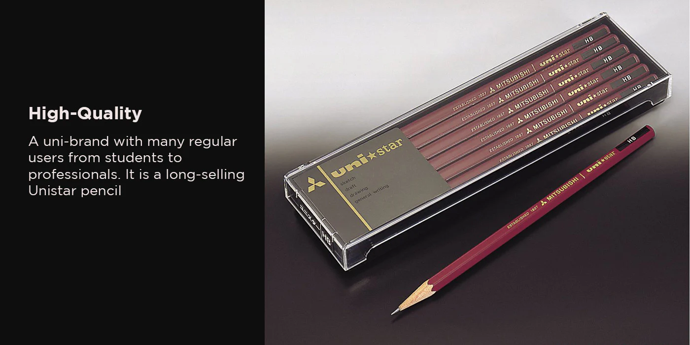 Uni Star Hexagonal Pencil - Image 24