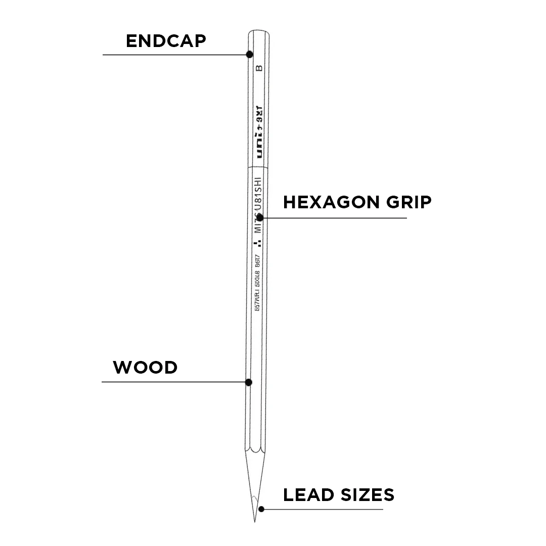 Uni Star Hexagonal Pencil - Image 25