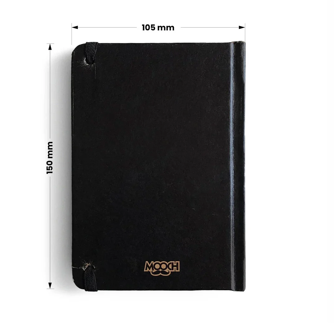 Mooch My Bedside Book A6 Plain Notebook - Image 3