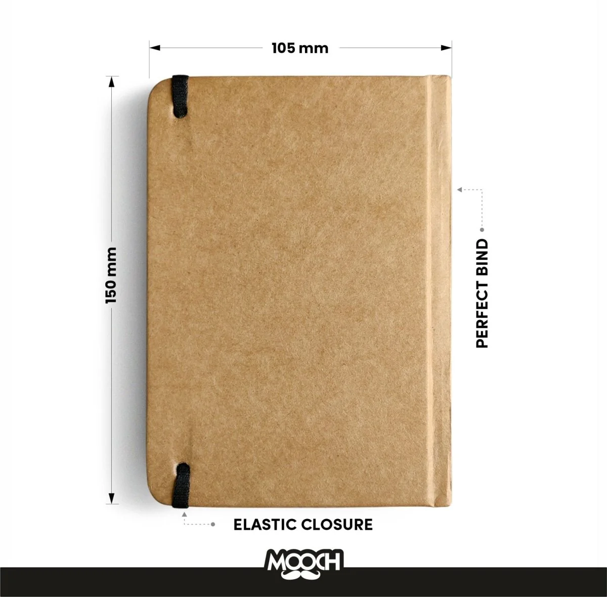 Mooch My Bedside Book A6 Plain Notebook - Image 8