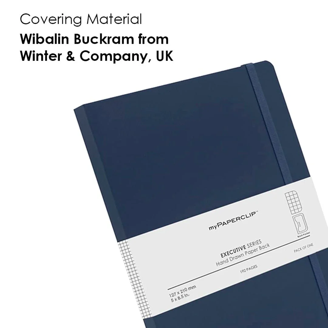 MyPaperclip Executive Series Hand Drawn Paper Back A6 Ruled Notebook - Image 14