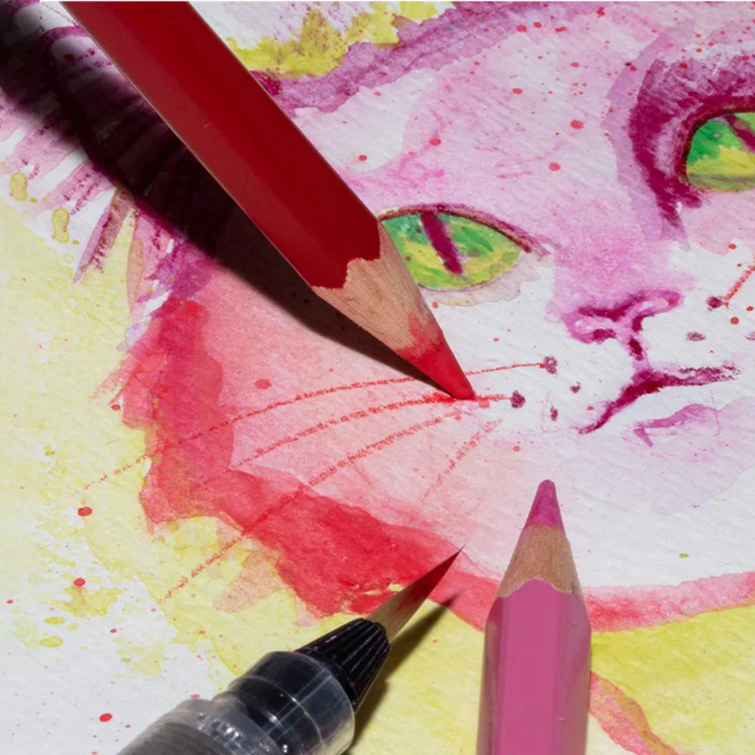 Pentel Water Color Pencils Set - Image 4