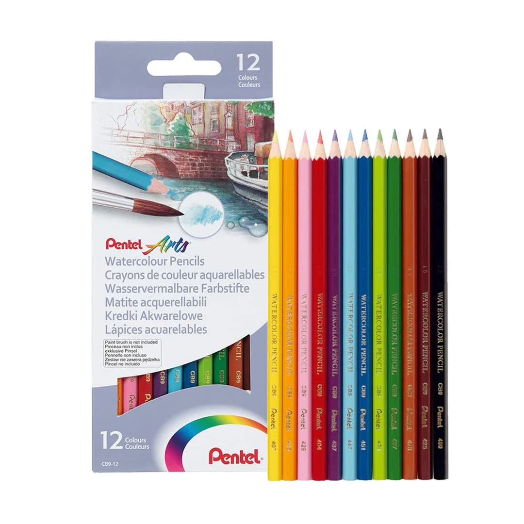 Pentel Water Color Pencils Set - Image 6