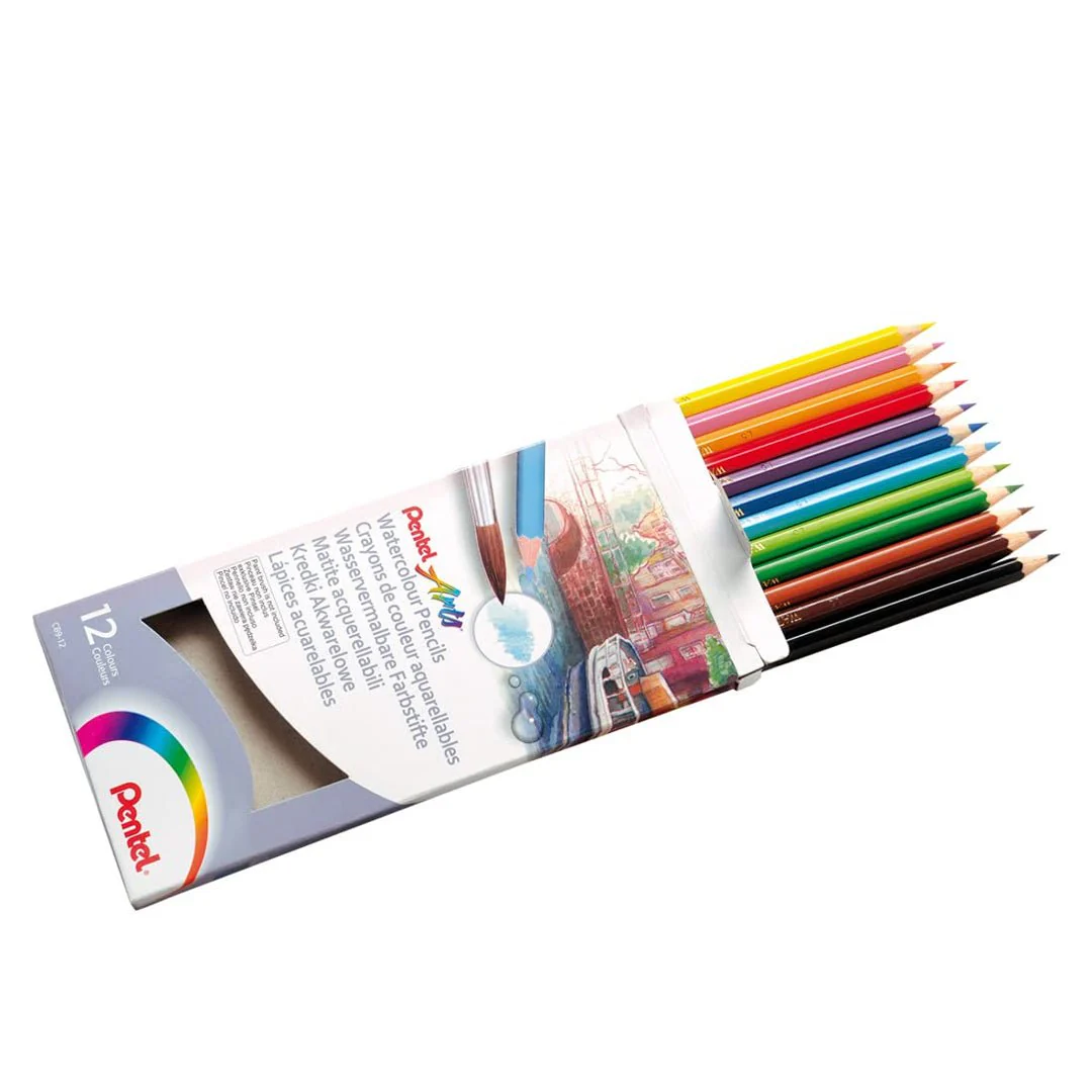Pentel Water Color Pencils Set - Image 7