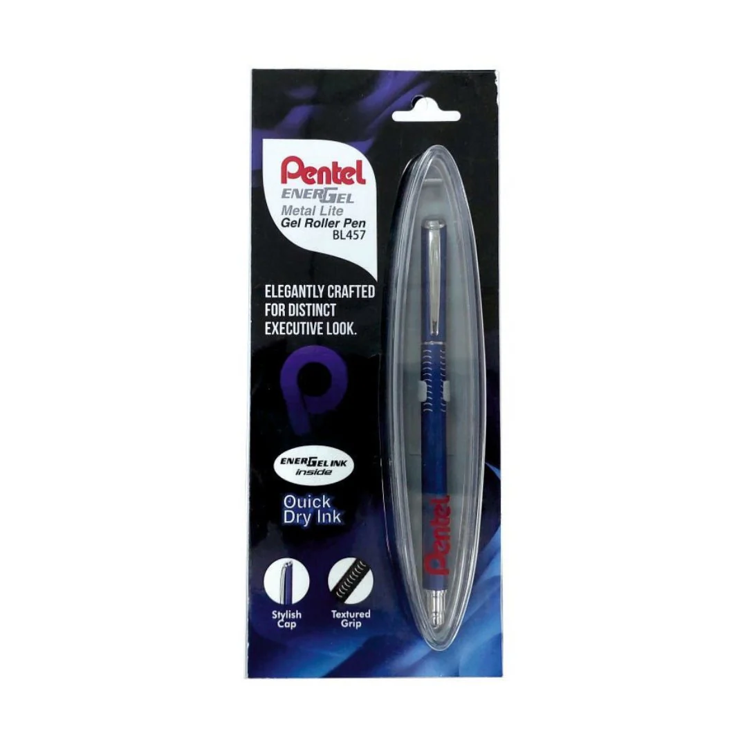 Pentel 0.7mm Energel Metal Lite Gel Roller Pen - Image 3