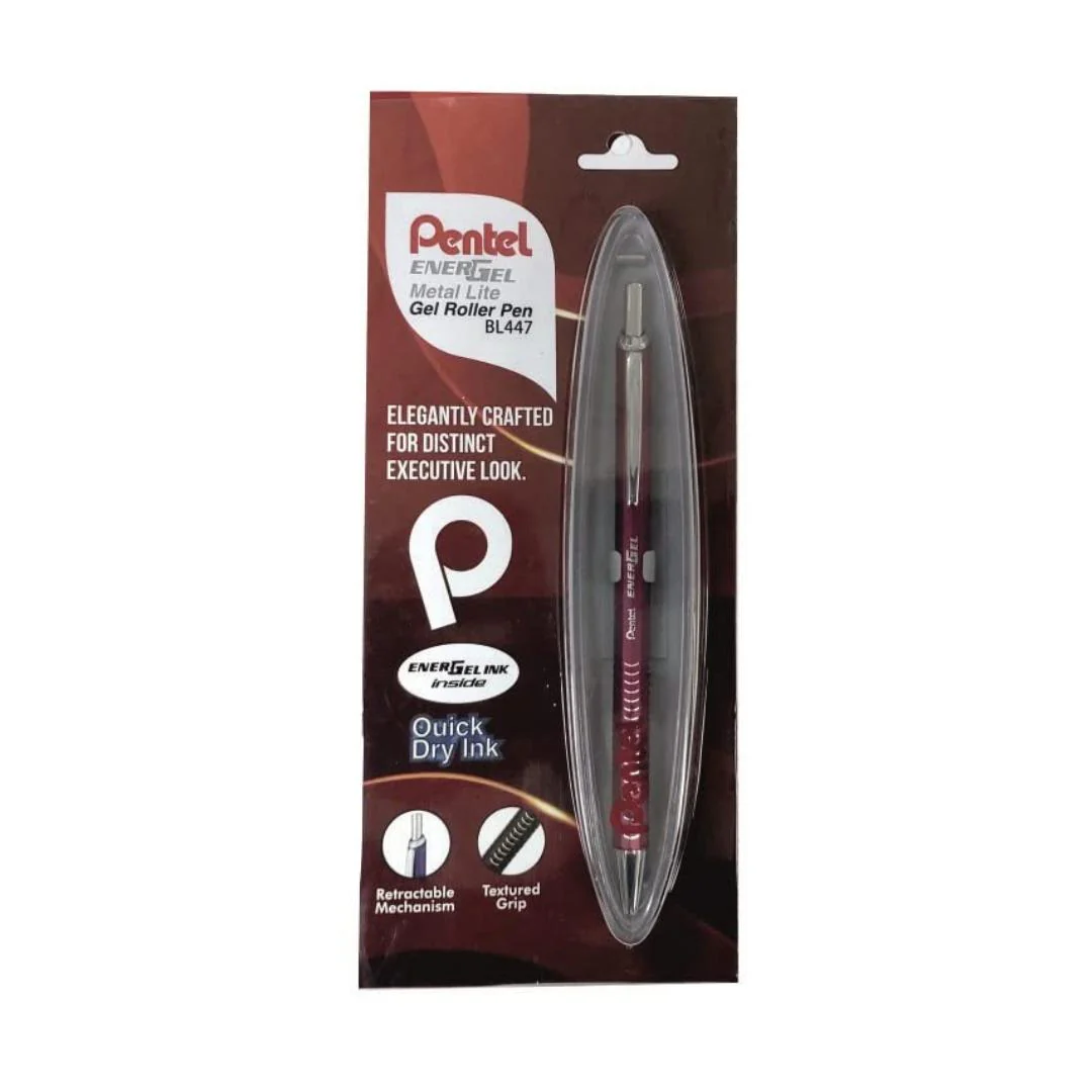 Pentel 0.7mm Energel Metal Lite Retractable Gel Roller Pen - Image 8