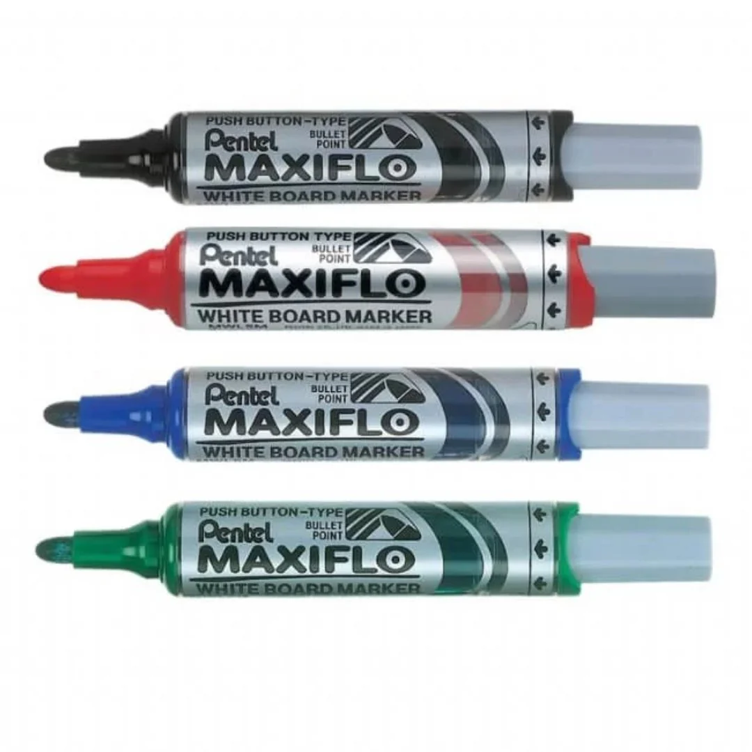 Pentel Maxiflow Medium Bullet Point Whiteboard Marker - Image 3