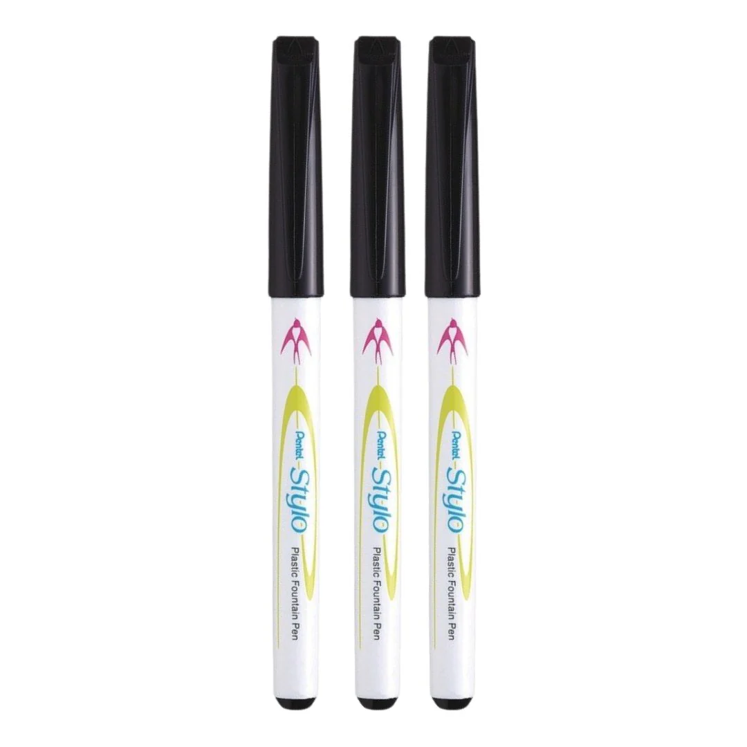 Pentel Stylo Plastic Fountain Pen Set - Image 4