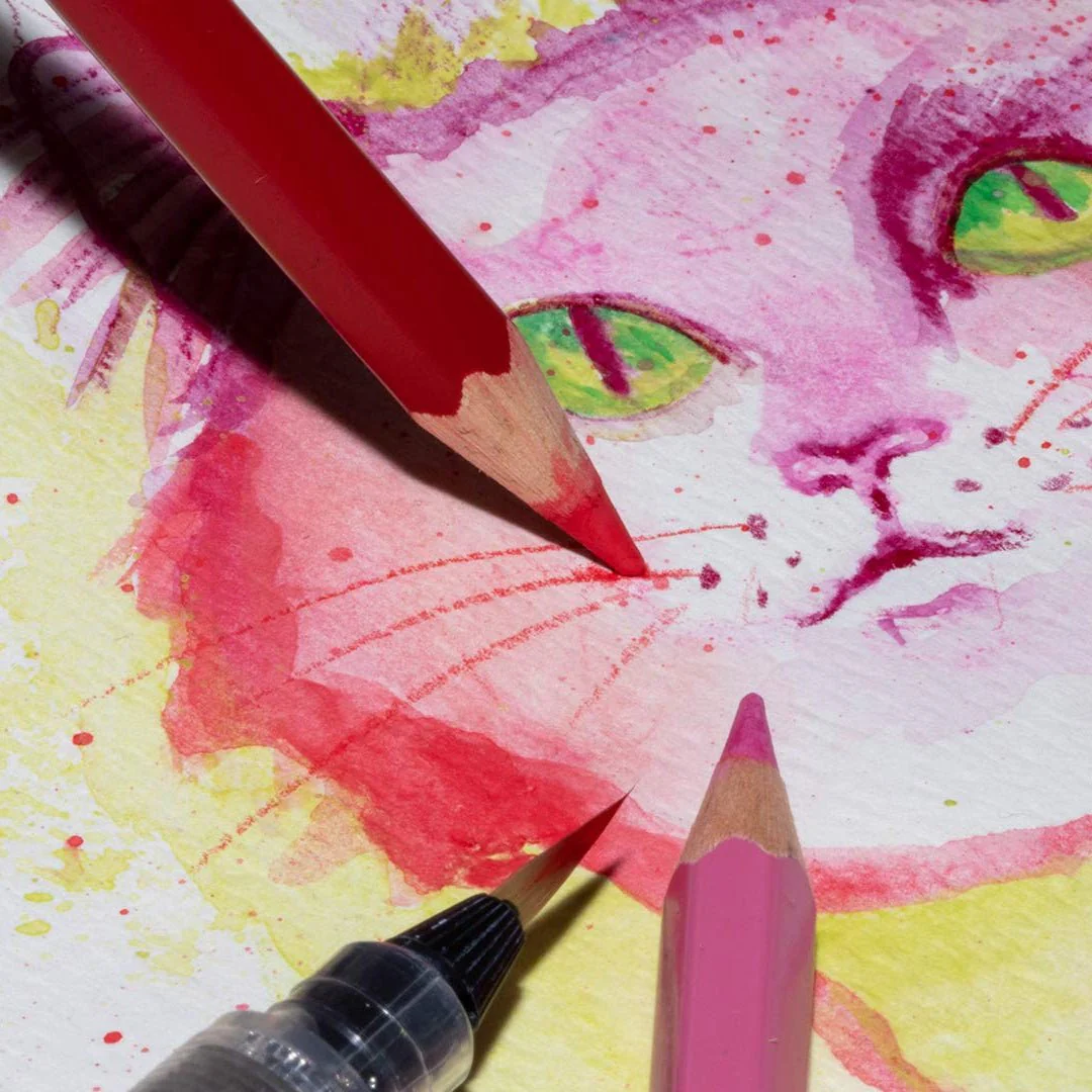 Pentel Water Color Pencils Set - Image 5