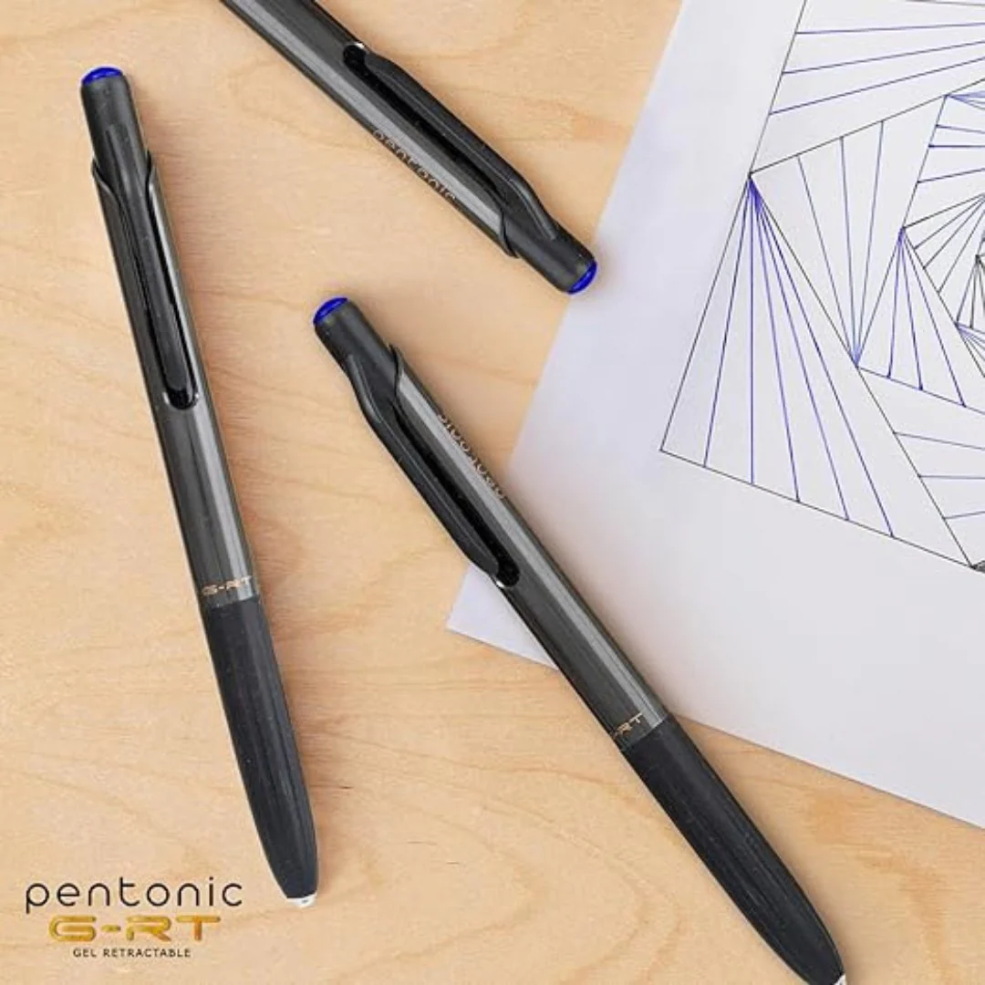 Pentonics 0.7mm Retractable Blue Gel Pen - Image 6