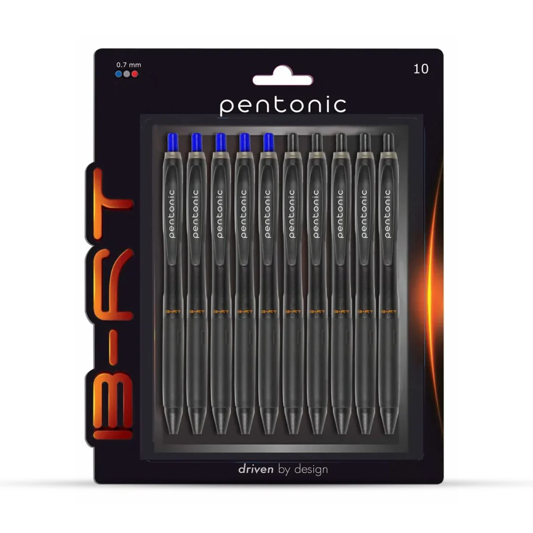 Pentonics 0.7m Ball Point Pen Blister Set - Image 3