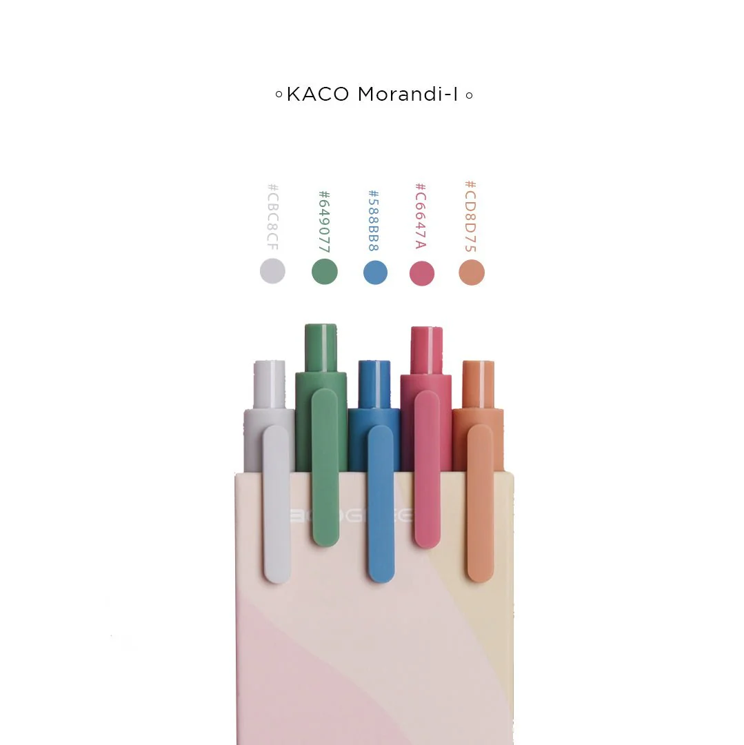 Kaco Pure Macaron 0.5mm Gel Pen Set - Image 34