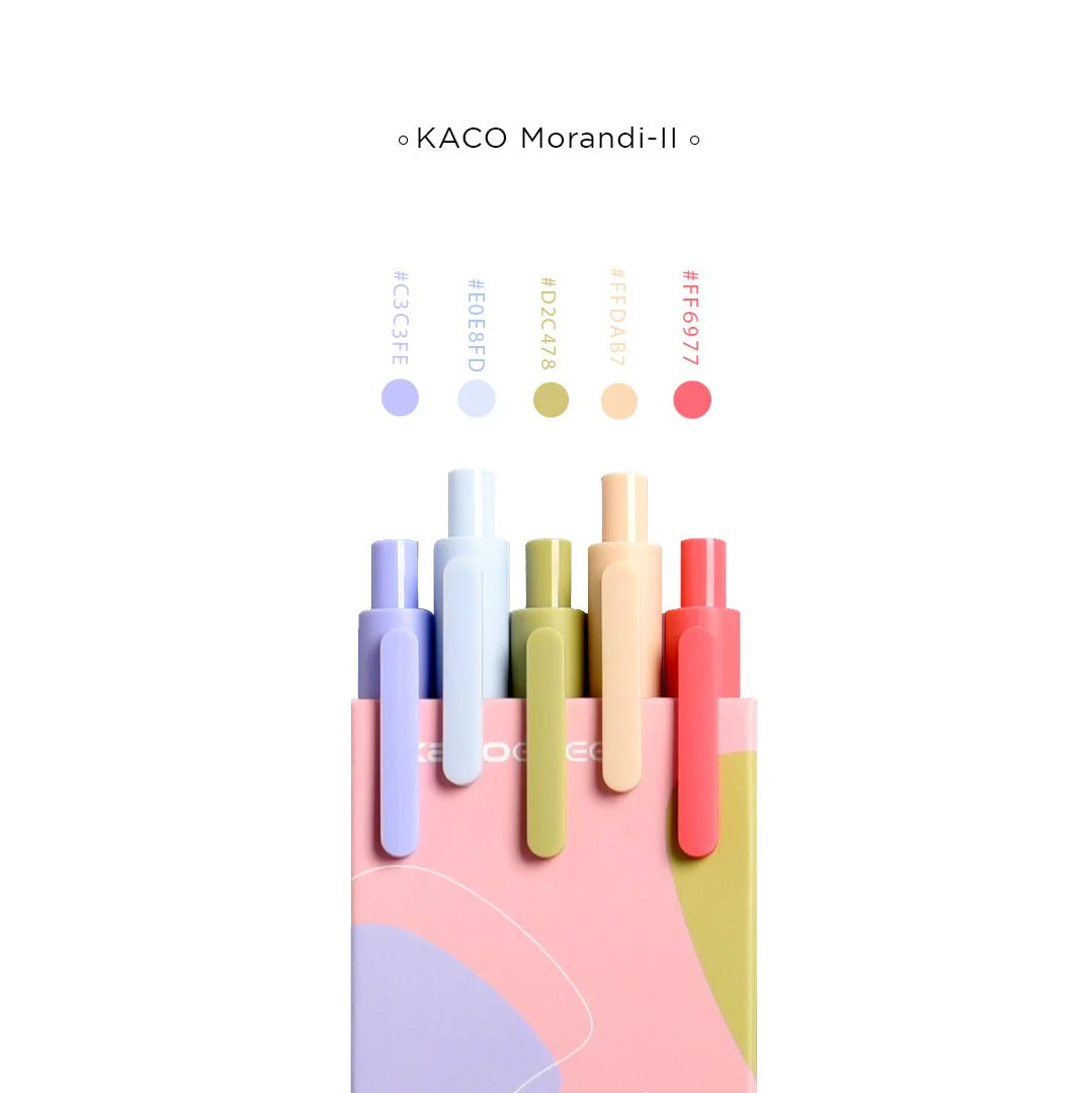 Kaco Pure Macaron 0.5mm Gel Pen Set - Image 40