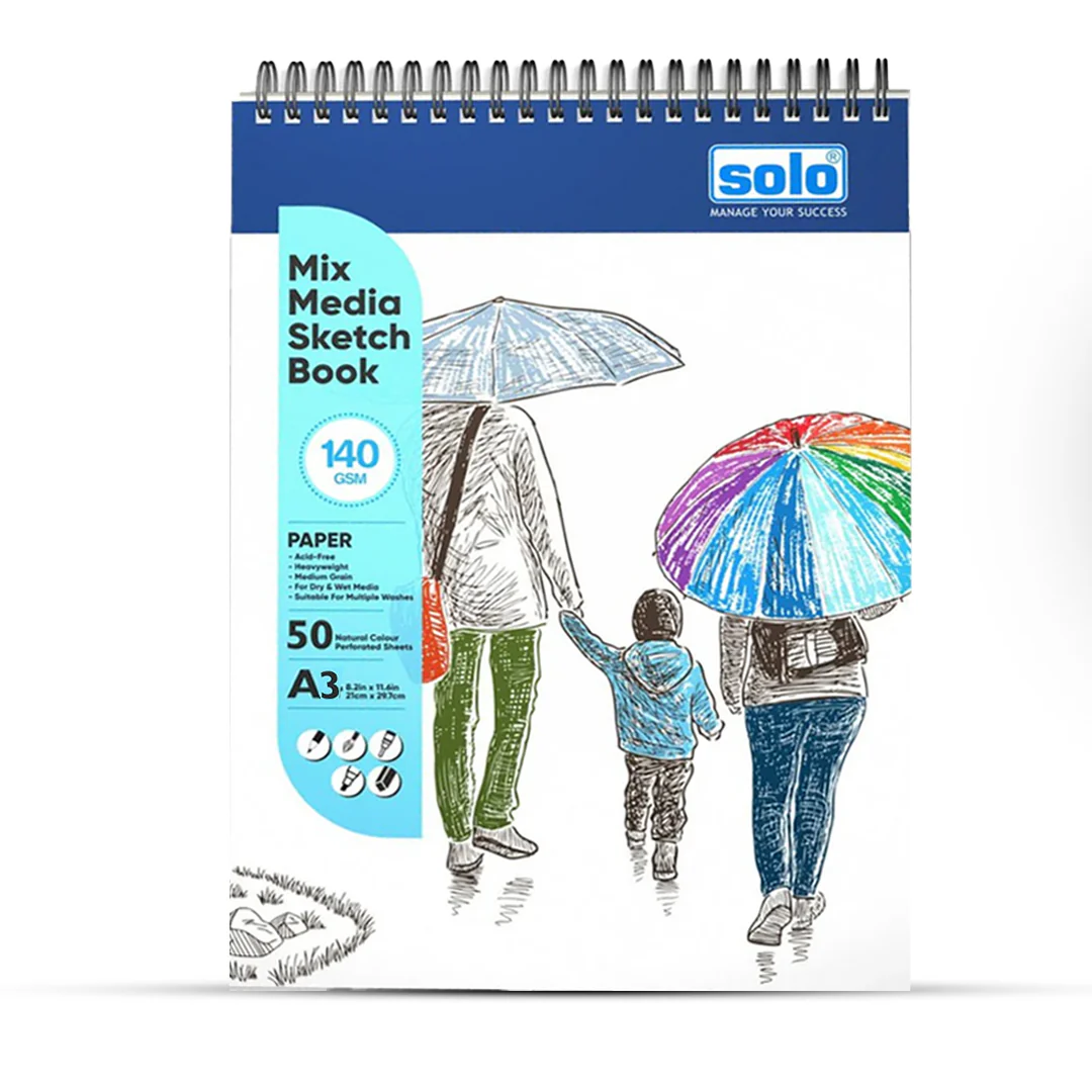 Solo A3/A4 Mixed Media Sketchbook - Image 4