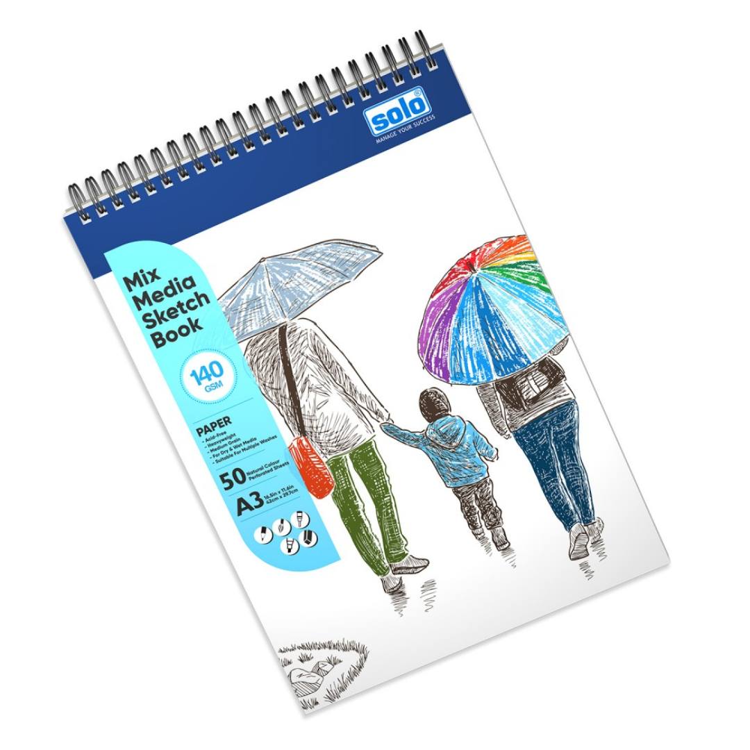 Solo A3/A4 Mixed Media Sketchbook - Image 5