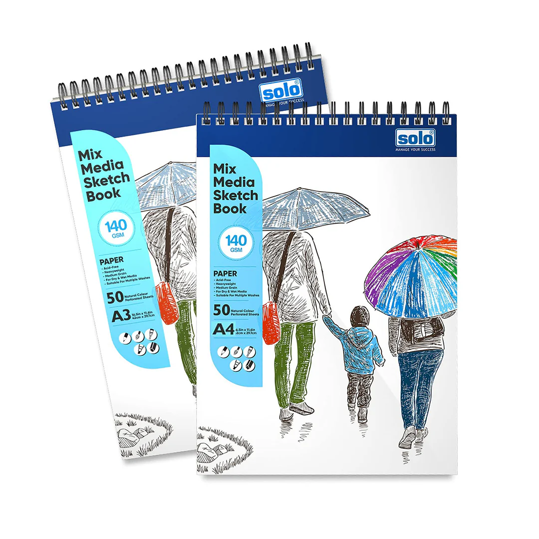 Solo A3/A4 Mixed Media Sketchbook - Image 7