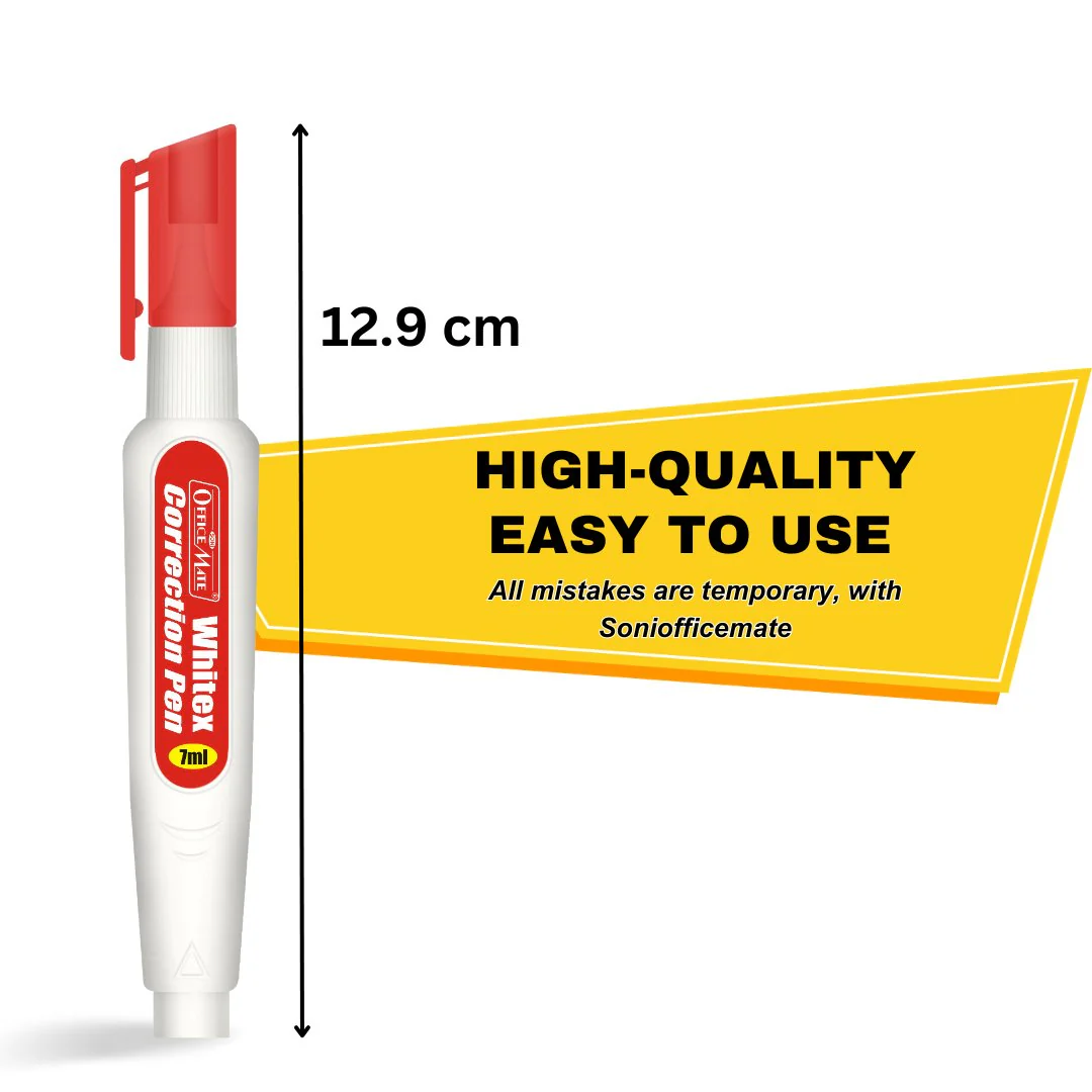 Soni Officemate Correction 7ml Pen Metal Tip - Image 4