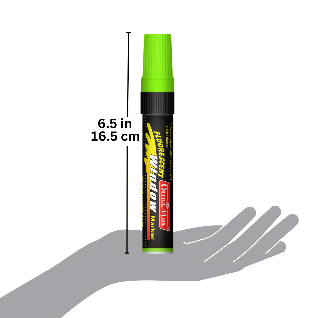 Soni Officemate Jumbo Fluorescent Window Marker - Image 12