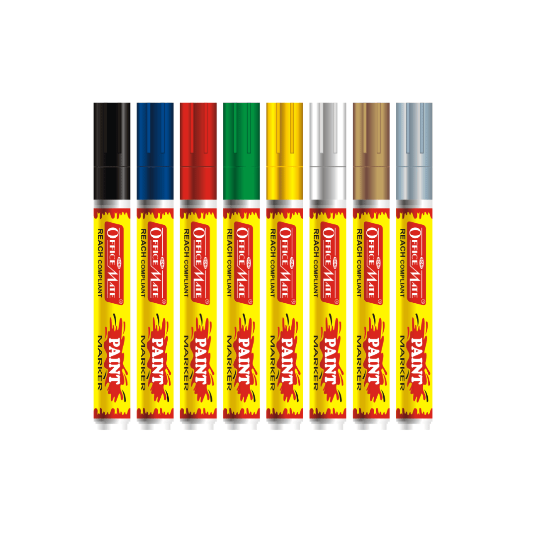 Soni Officemate Paint Markers – Medium Tip Set - Image 10