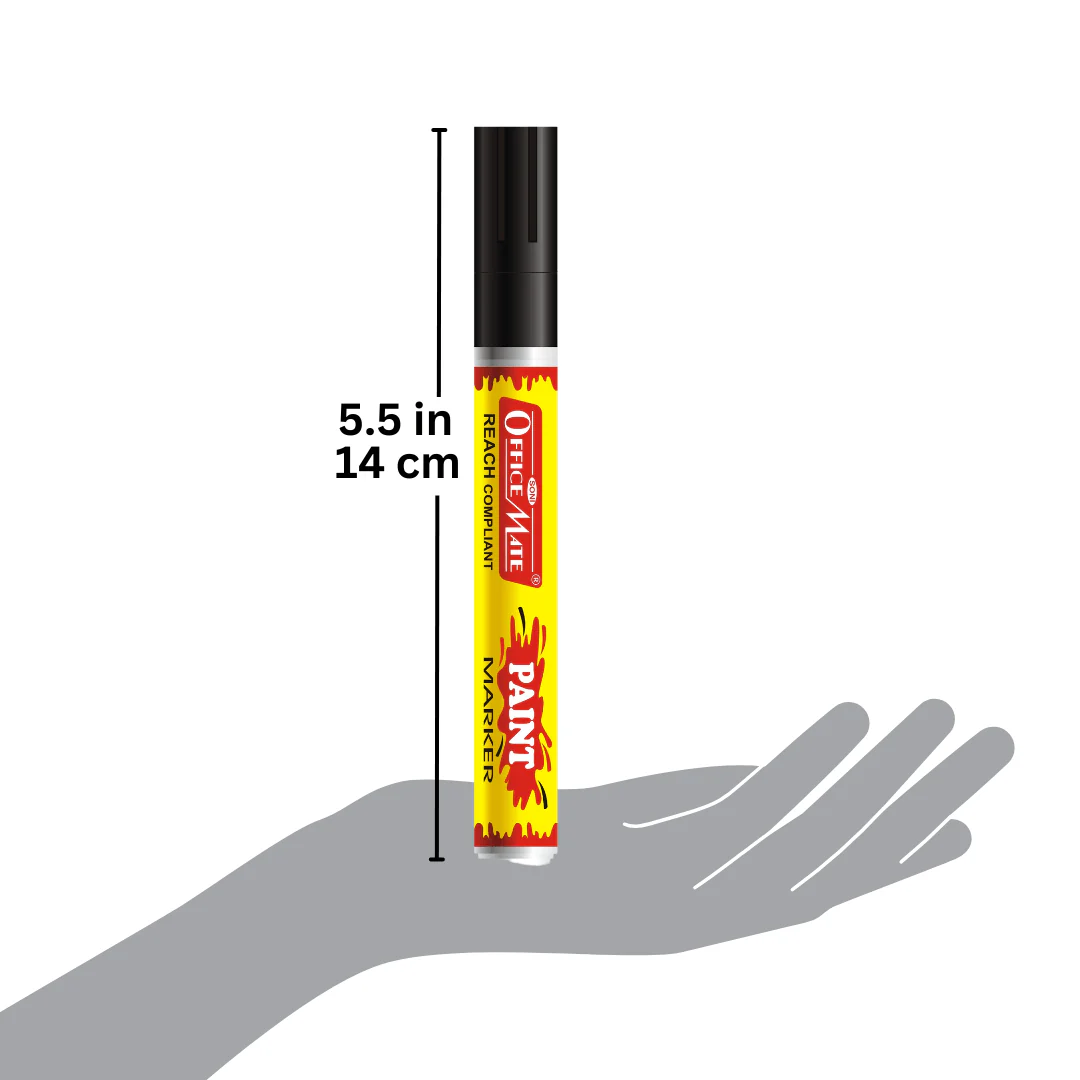 Soni Officemate Paint Markers – Medium Tip Set - Image 5