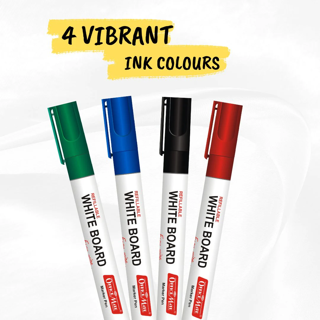 Soni Officemate Whiteboard Marker Kit - Pack of 1 - Image 8