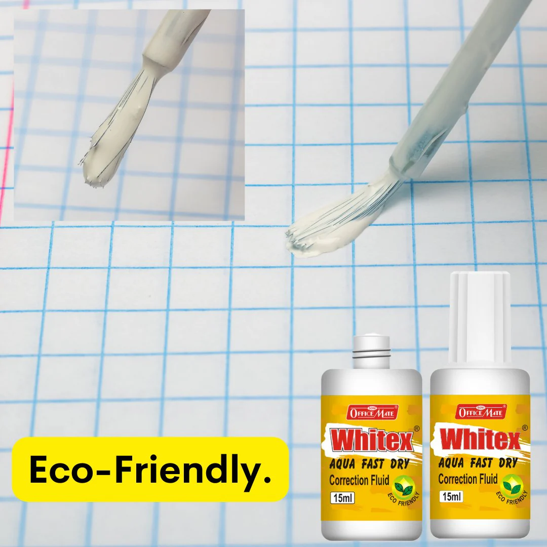 Soni Officemate Whitex Correction Fluid 15ml - Image 3