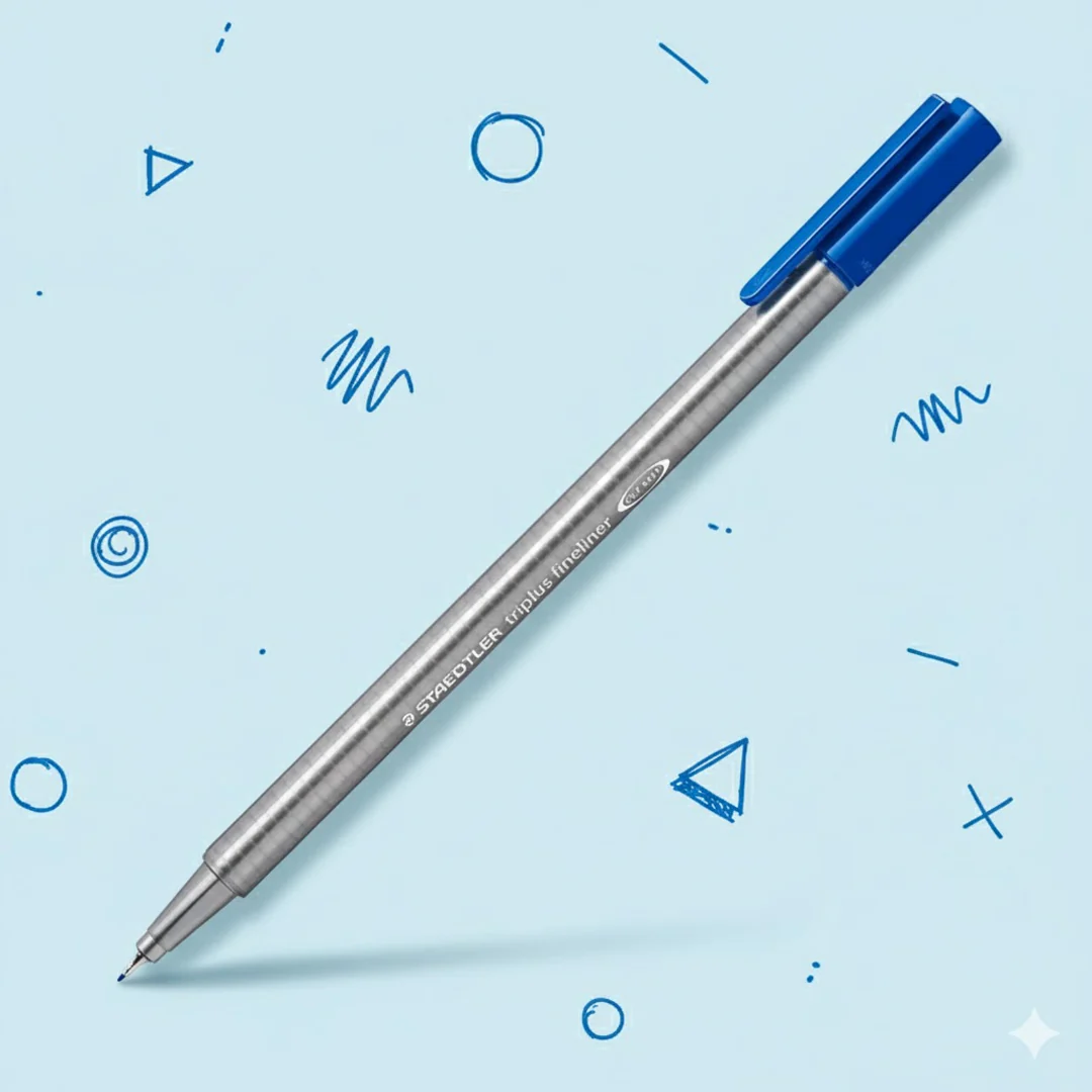 Staedtler Triplus Fineliner Blue - Image 7