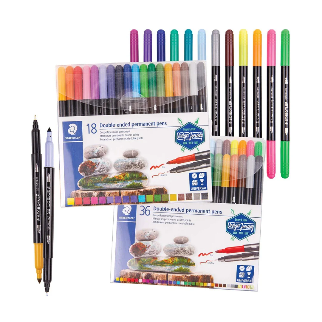 Staedtler Double Ended Watercolour Brush Pens - Image 12