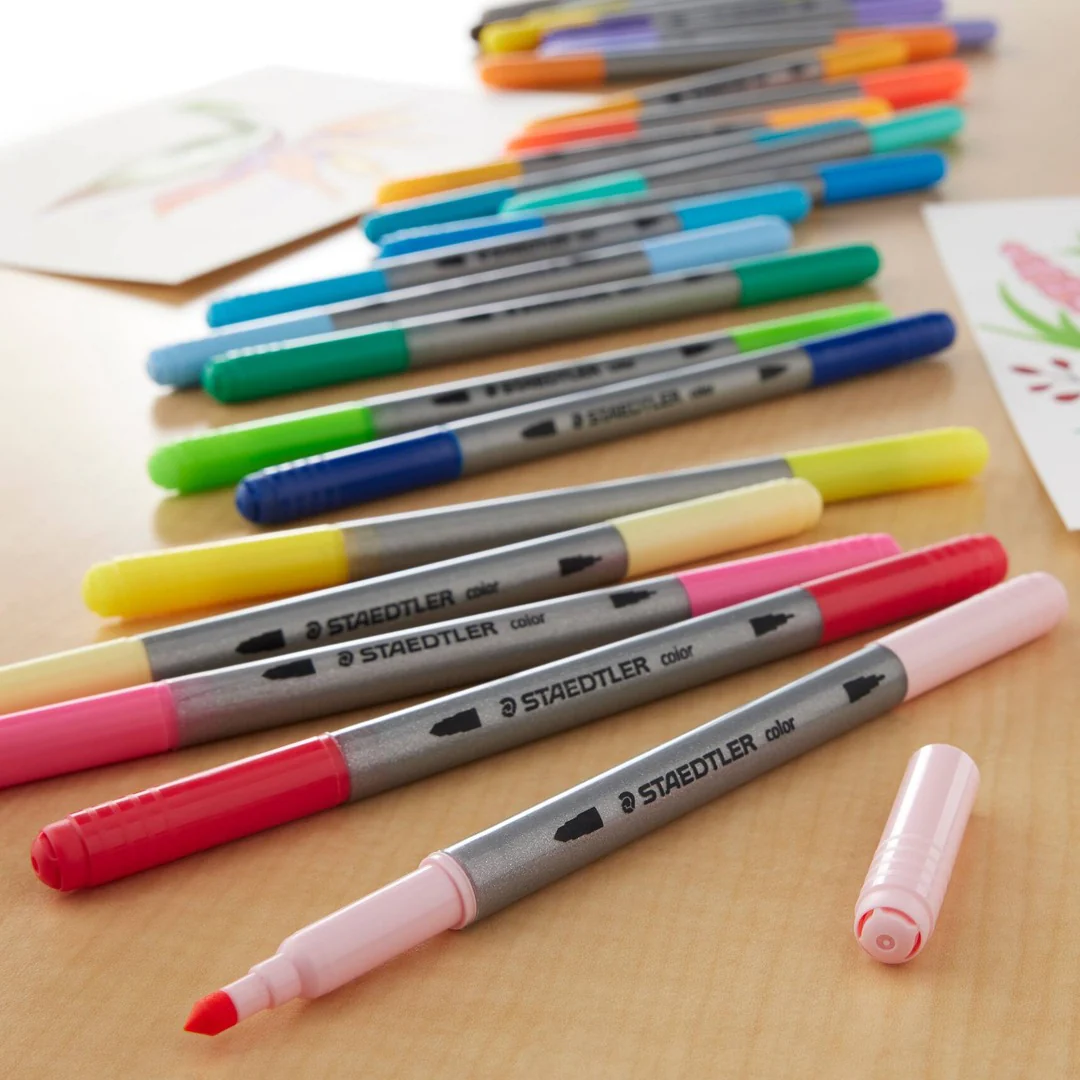 Staedtler Double Ended Watercolour Brush Pens - Image 13