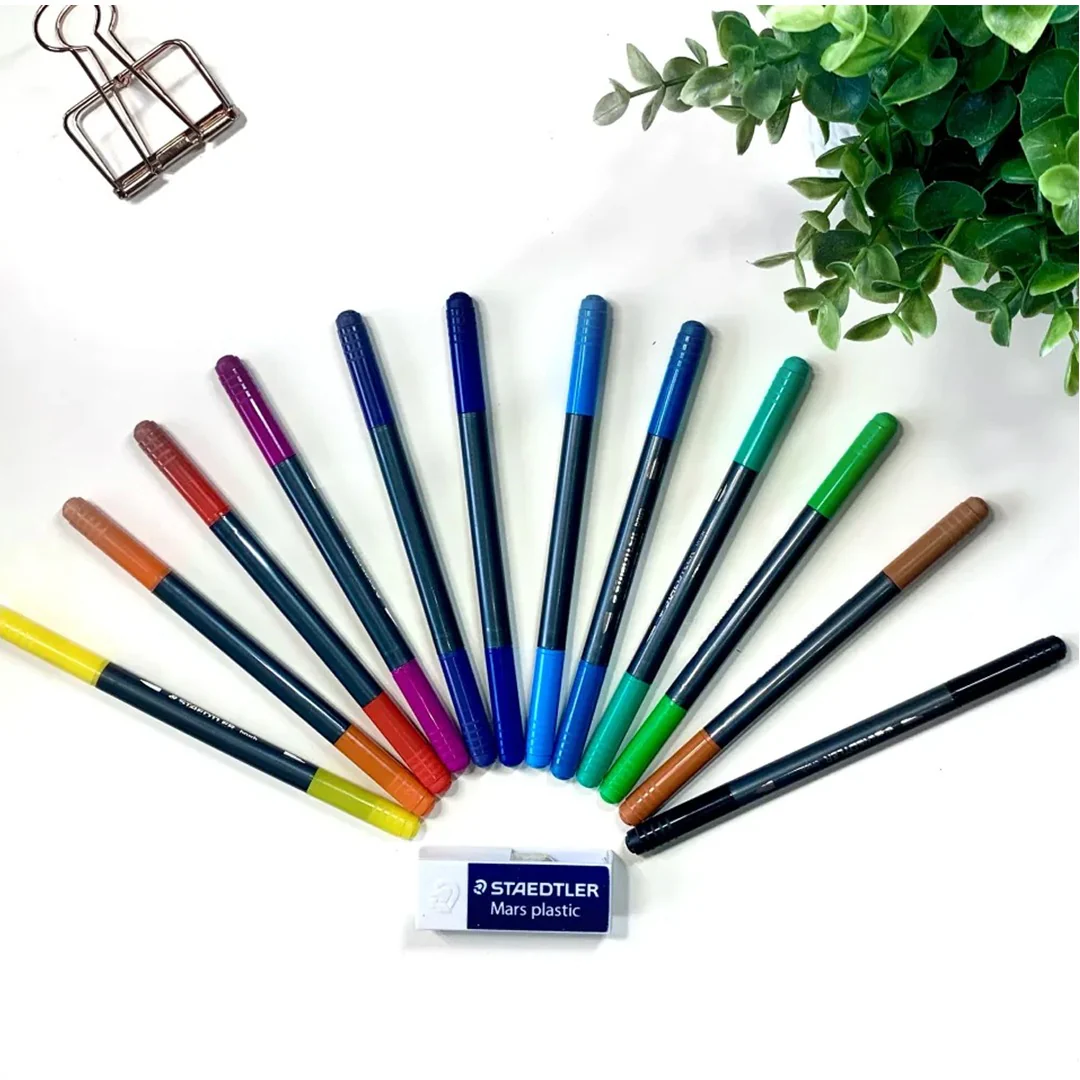 Staedtler Double Ended Watercolour Brush Pens - Image 14
