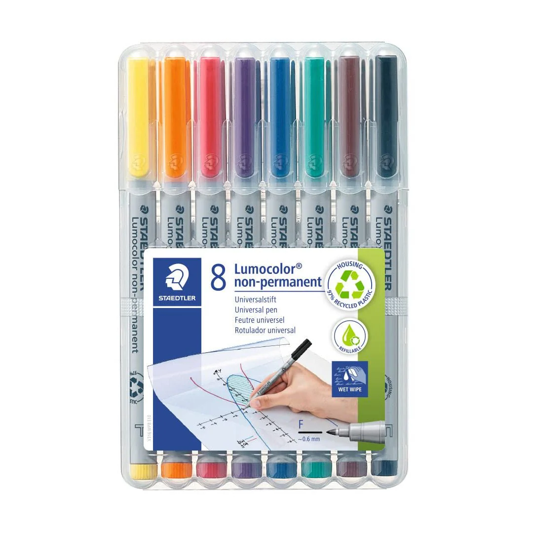 Staedtler 0.6mm Lumocolor Non-Permanent Pen Sets - Image 10