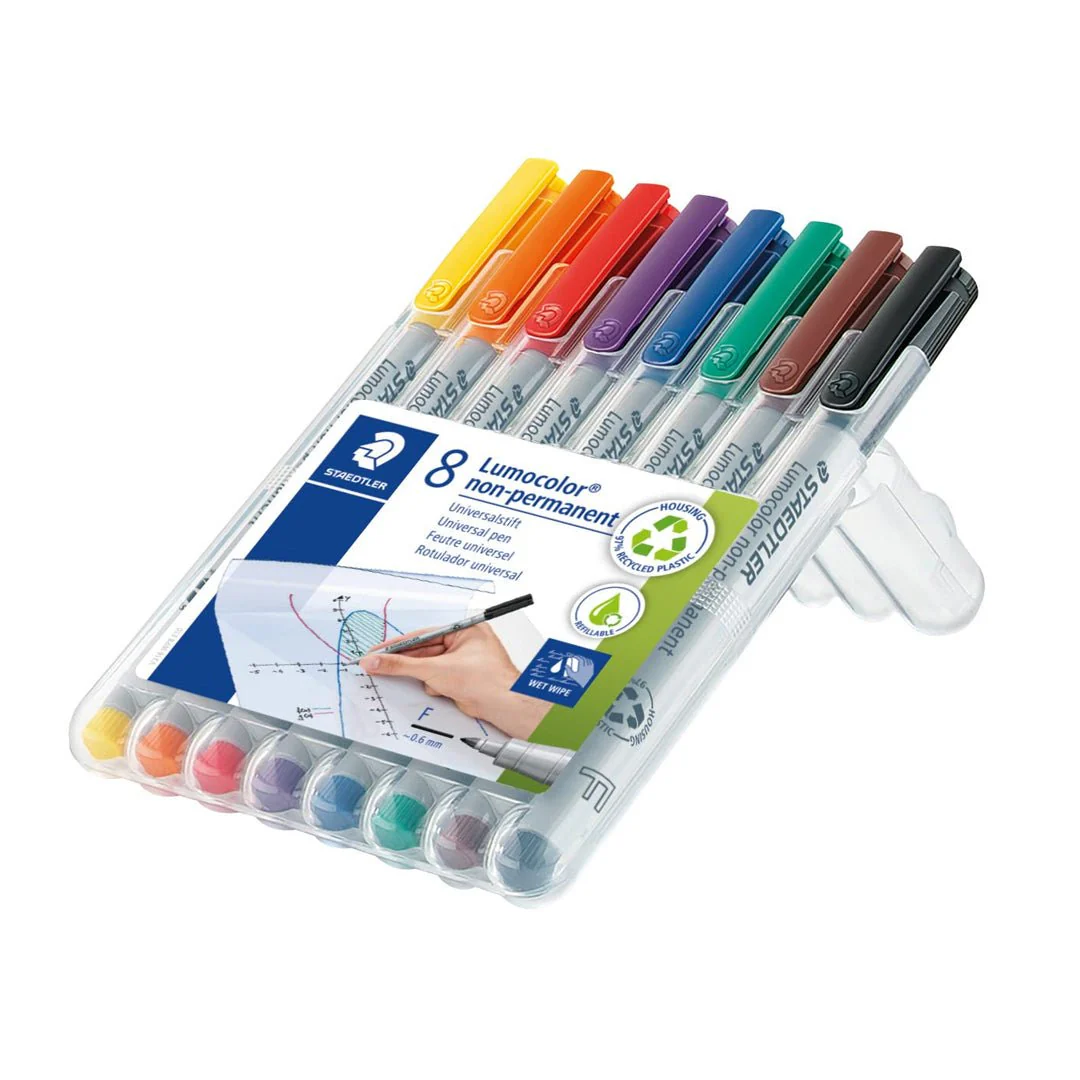 Staedtler 0.6mm Lumocolor Non-Permanent Pen Sets - Image 11