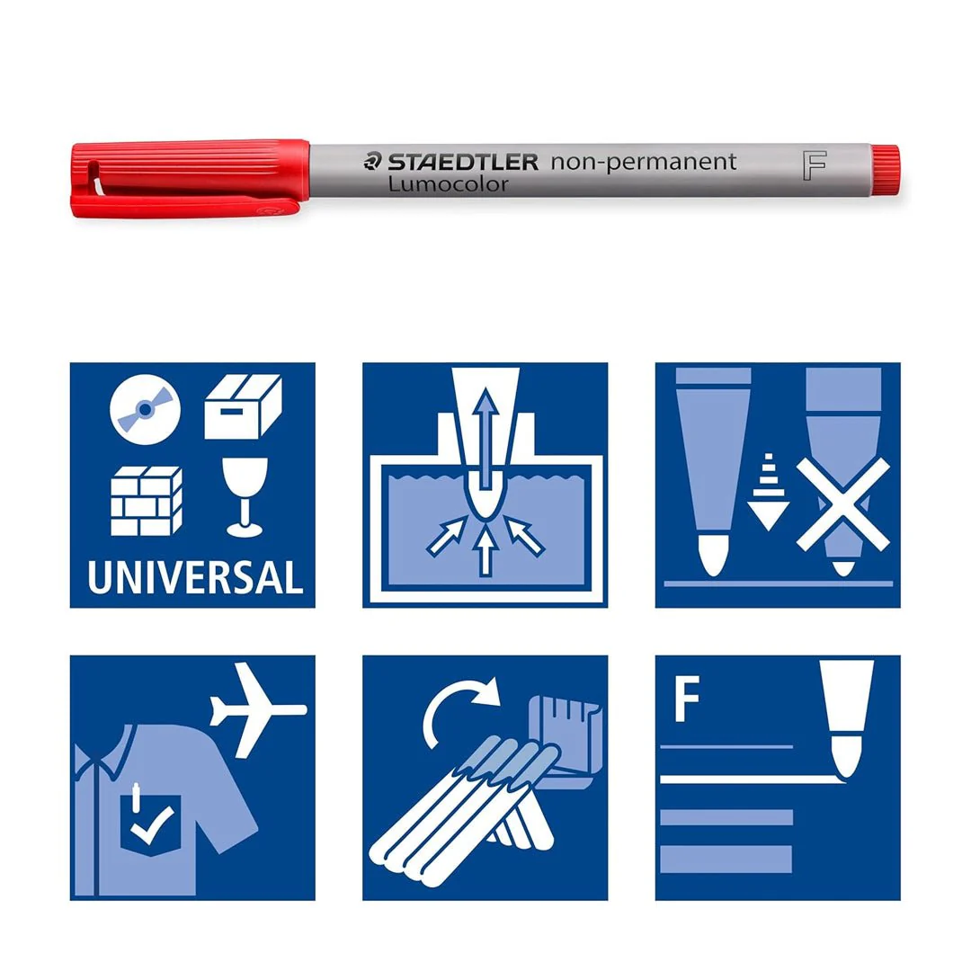 Staedtler 0.6mm Lumocolor Non-Permanent Pen Sets - Image 14