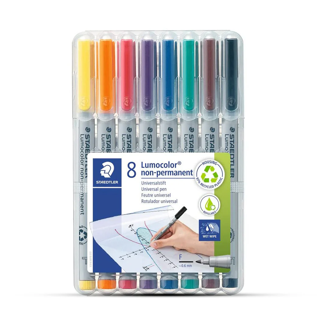 Staedtler 0.6mm Lumocolor Non-Permanent Pen Sets - Image 9