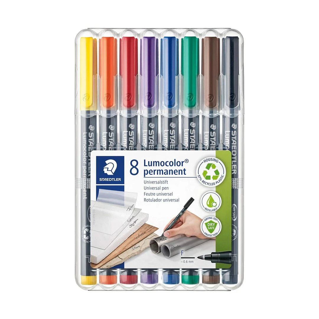 Staedtler 0.6mm Lumocolor Permanent Markers Sets - Image 19