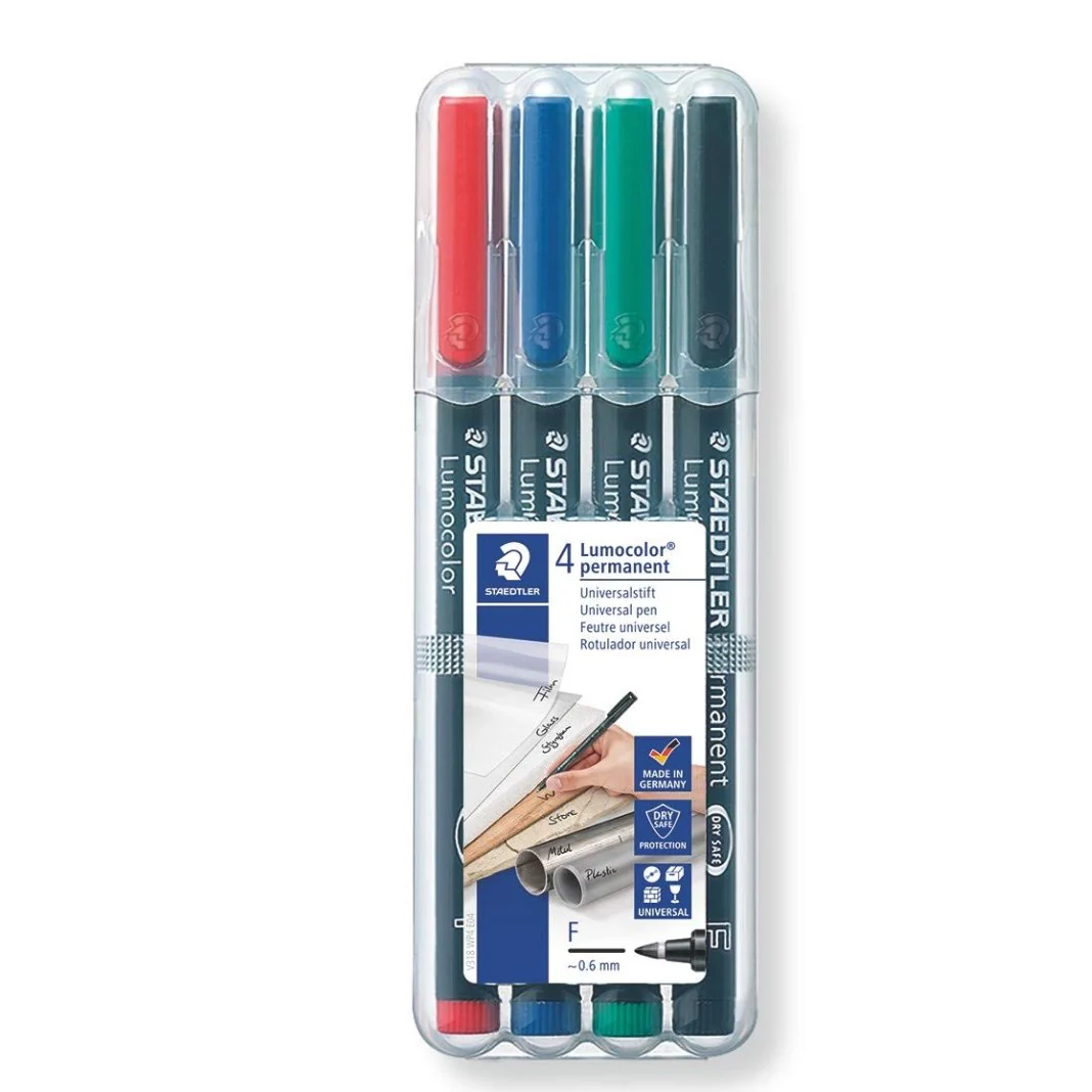Staedtler 0.6mm Lumocolor Permanent Markers Sets - Image 8