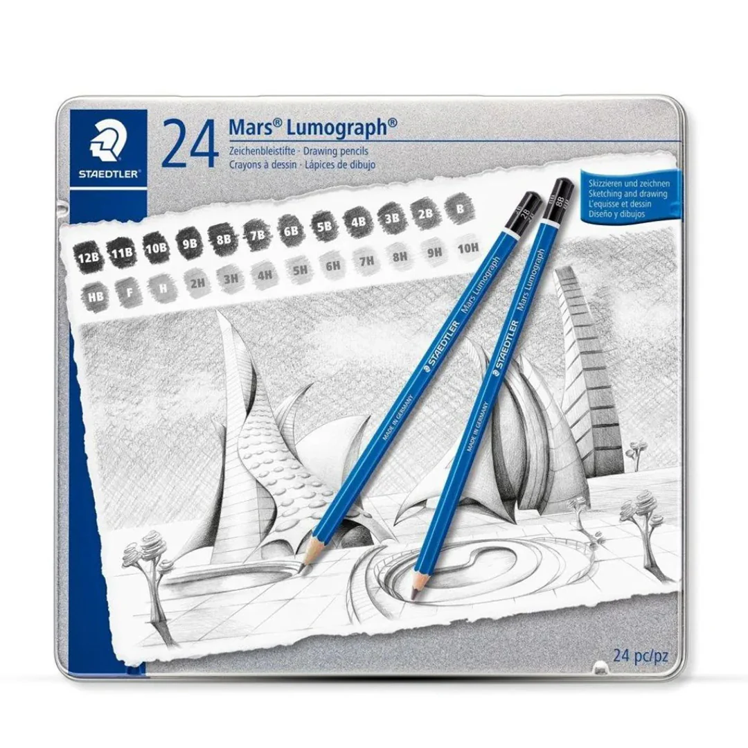 Staedtler Mars Lumograph Drawing Pencils - Image 18