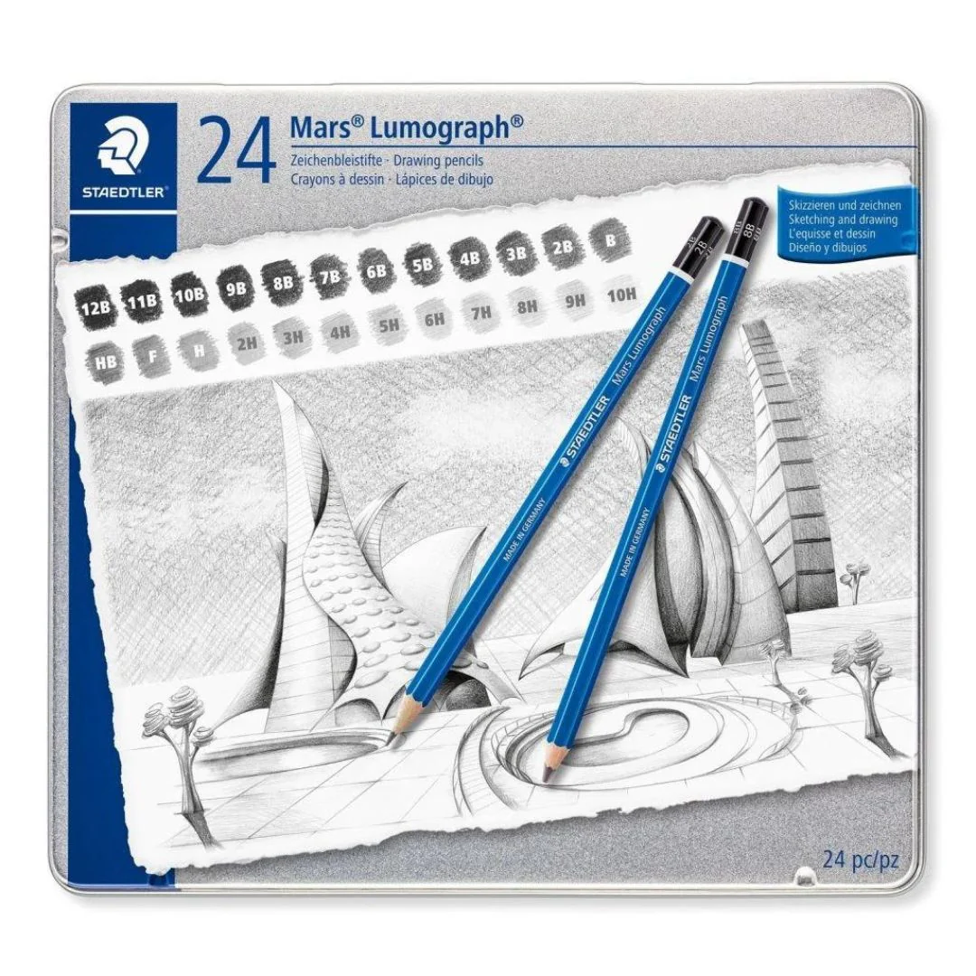 Staedtler Mars Lumograph Drawing Pencils - Image 21