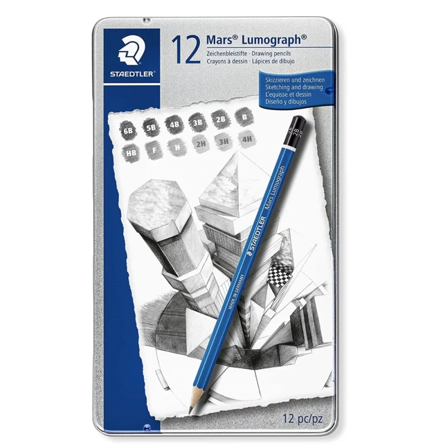Staedtler Mars Lumograph Drawing Pencils - Image 4