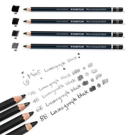 Staedtler Mars Lumograph Drawing Pencils - Image 9