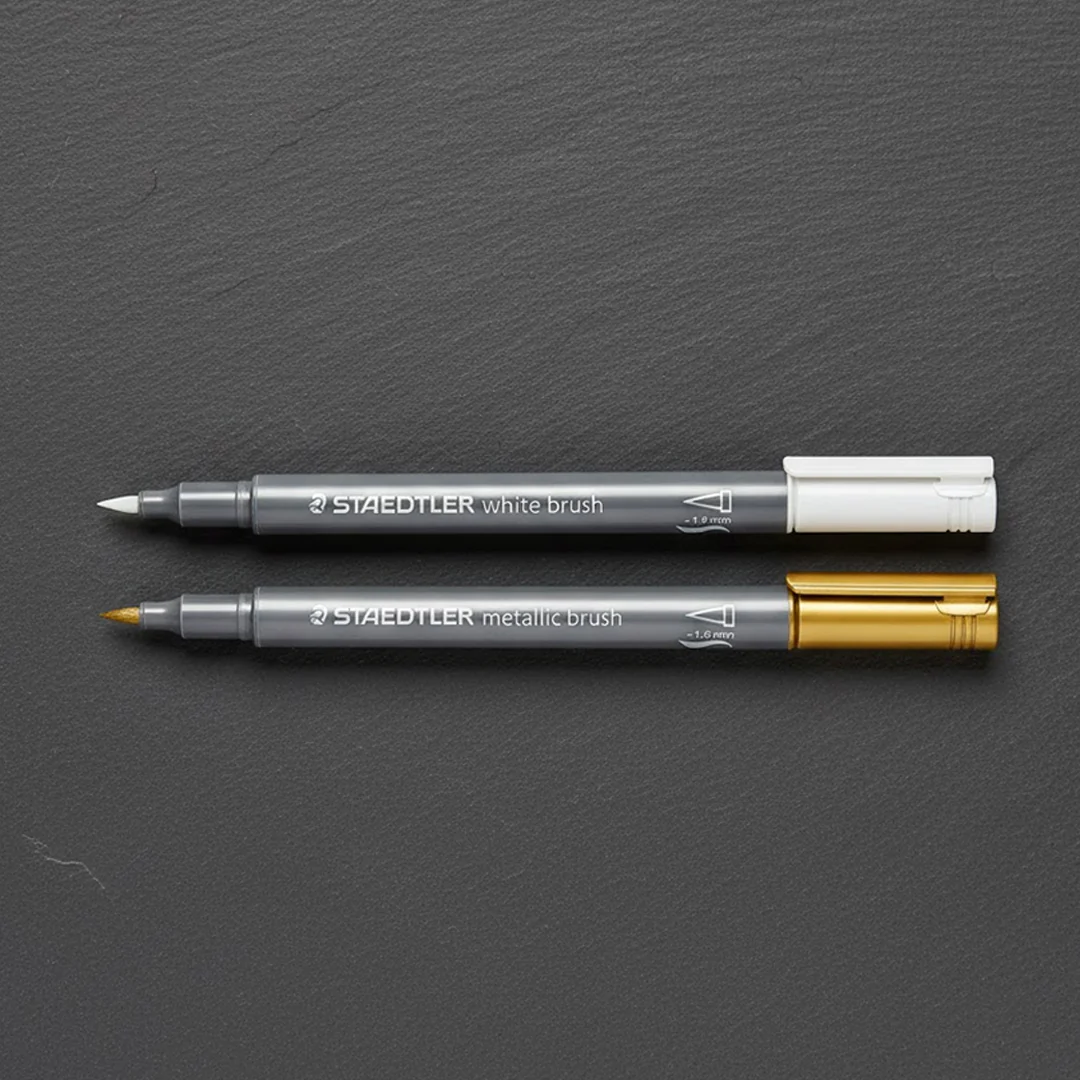 Staedtler Metallic Brush Pen Set - Image 7