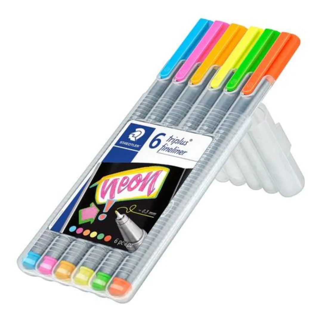 Staedtler Triplus Neon Fineliners Set - Image 5