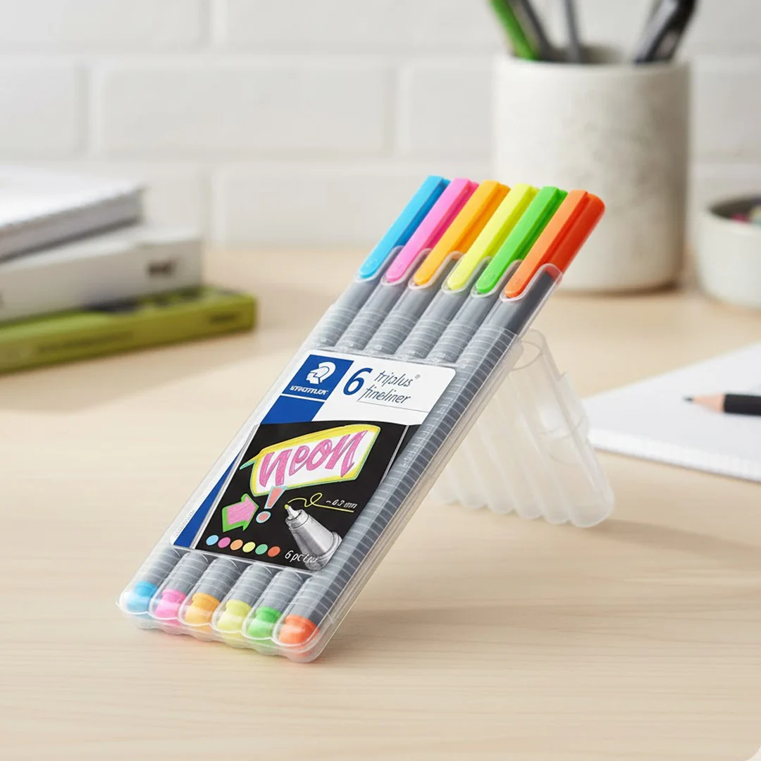 Staedtler Triplus Neon Fineliners Set - Image 6