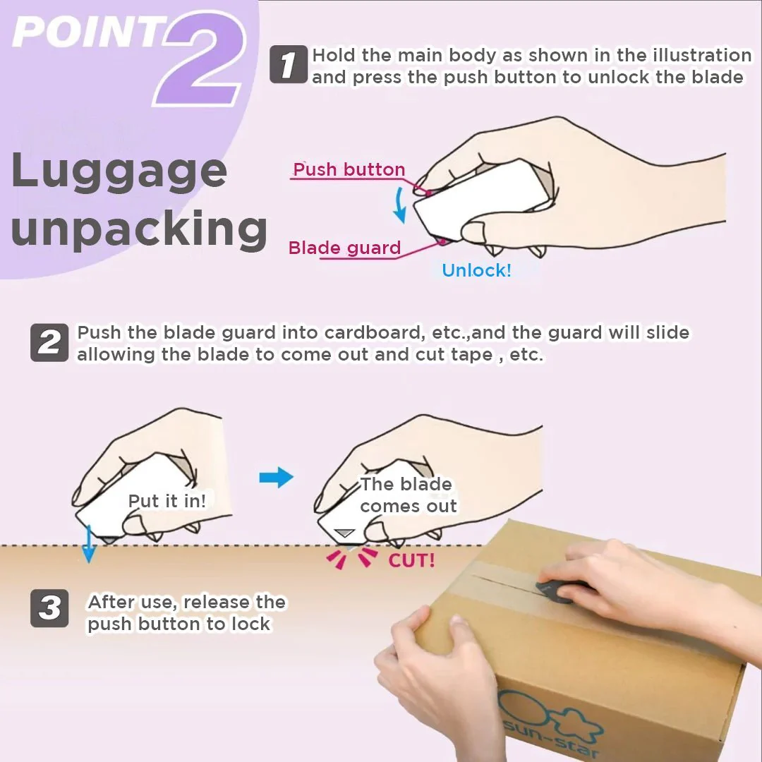 Sun Star Magnetic Paper Cutter+Letter Opener - Image 20